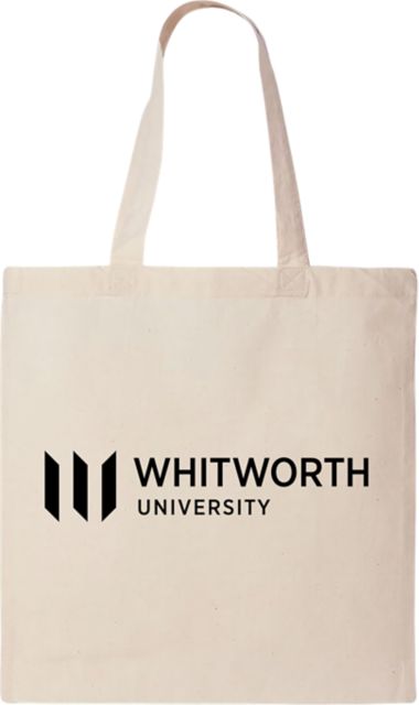 Whitworth University 15 x 16 Canvas Tote Bag