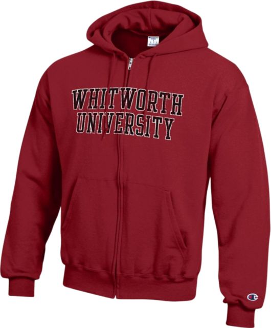 Whitworth University Full Zip Hooded Sweatshirt