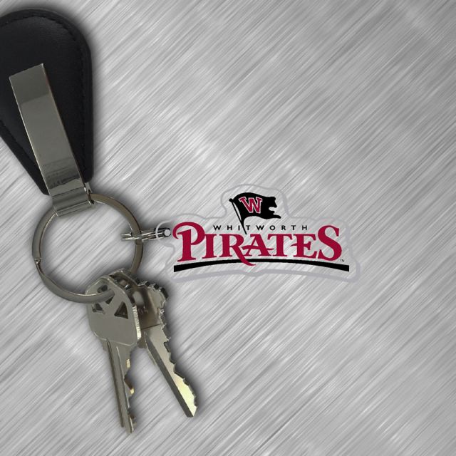 Whitworth University Pirates Keychain
