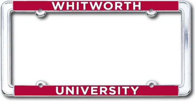 Whitworth University Thin Dome License Plate Frame
