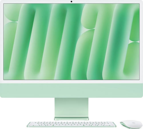 Apple 24-inch iMac with Retina 4.5K display: Apple M4 chip with 8-core CPU and 8-core GPU, 16GB, 256GB SSD - Green