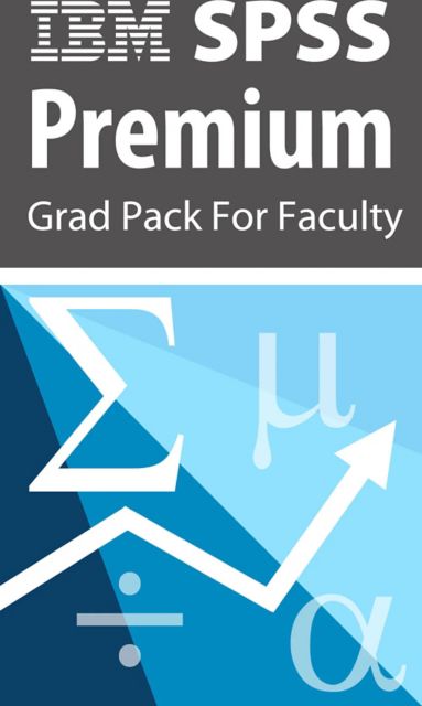 IBM SPSS Statistics Premium for Faculty Grad Pack v.30 - Mac - 12 MO.