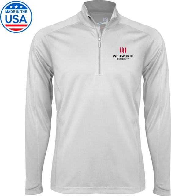 Whitworth Syntrel Interlock 1/4 Zip Whitworth University Primary Mark Stacked - ONLINE ONLY