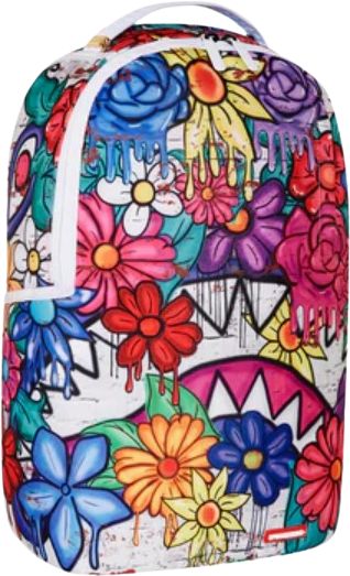 DRIPPY GRAFFITI FLORAL BKPK