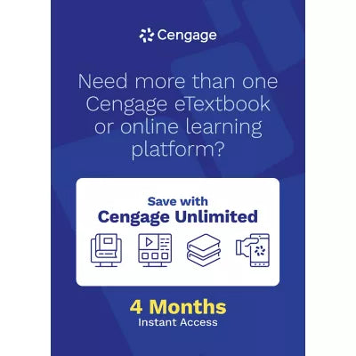 Cengage Unlimited, 1 term (4 months), 1st Edition